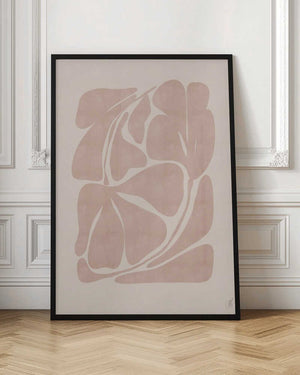 Tablou înramat „Beige Abstract Shapes” de Anne-Marie Volfova