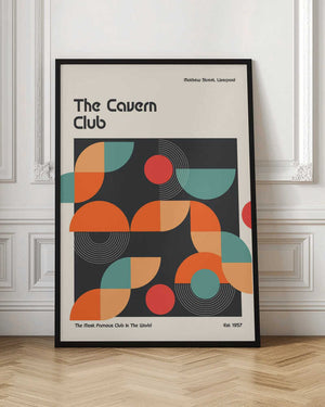 Tablou înramat „Cavern Club Design Poster” de Retrodrome