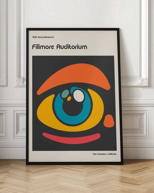 Tablou înramat „Fillmore Abstract Poster” de Retrodrome