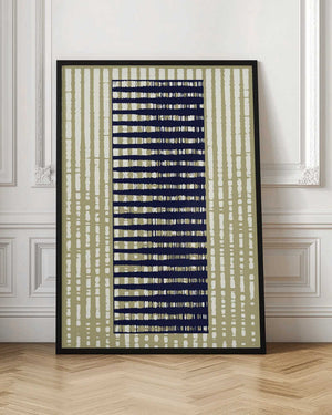 Tablou înramat „Geometric Pattern with Vertical Stripes” de Petr Strnad