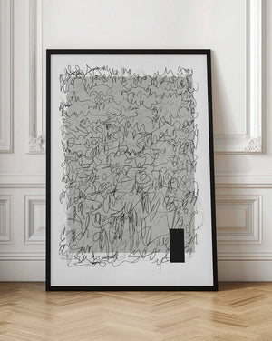 Tablou înramat „Intricate Scribbles On A Muted Background” de uplusmestudio