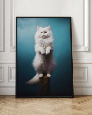 Tablou înramat „Cat yoga 8” de Justyna Jaszke