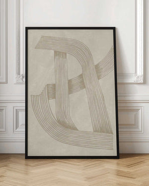 Tablou înramat „Abstract Sophisticated Line 02” de Lucrecia Caporale
