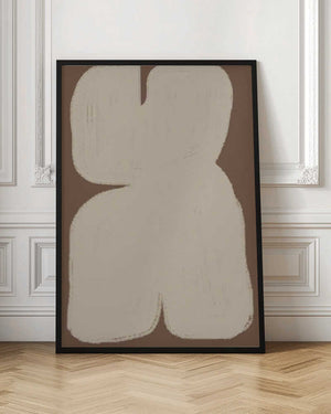 Tablou înramat „Curved Abstraction” de THE MIUUS STUDIO