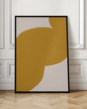 Tablou înramat „Golden Swirl Path” de THE MIUUS STUDIO