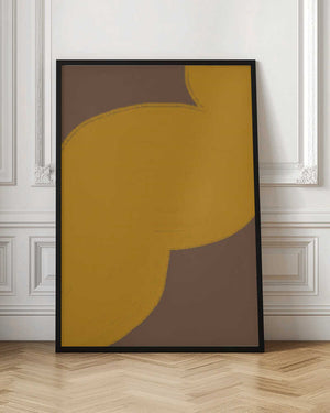 Tablou înramat „Golden Flow” de THE MIUUS STUDIO