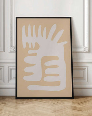 Tablou înramat „Abstract Organic Shape” de Natasha Playell