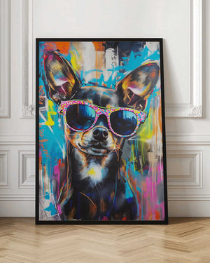 Tablou înramat „Bad Girl” de SHANDU