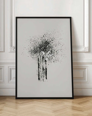 Tablou înramat „Brush splatters #5” de Imaginative