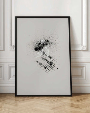 Tablou înramat „Brush splatters #6” de Imaginative