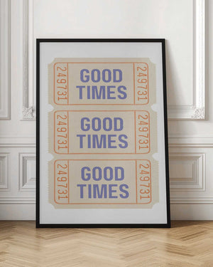 Tablou înramat „Coastal Blue Good Times” de Jolly and Dash