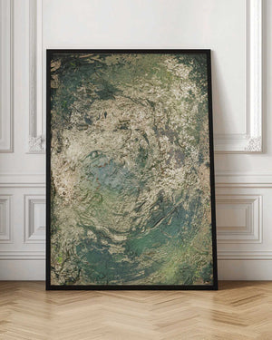 Tablou înramat „The Emerald Scorch” de Anete Purina-Purite