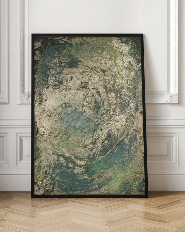 Tablou înramat „The Emerald Scorch” de Anete Purina-Purite