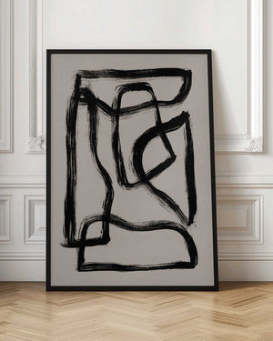Tablou înramat „Brush Shapes 2” de Mareike Böhmer
