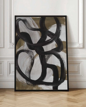 Tablou înramat „Abstract Brush Strokes 127X” de Mareike Böhmer