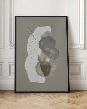 Tablou înramat „Organic shapes in earthly tones” de Imaginative