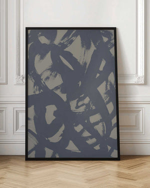 Tablou înramat „Abstract Brush Strokes 399X” de Mareike Böhmer