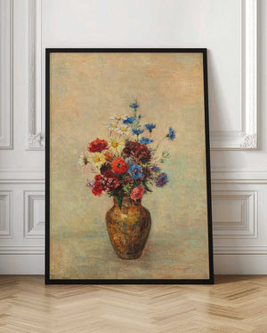 Tablou înramat „Flowers In a Vase” de Odilon Redon