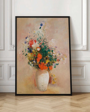 Tablou înramat „Vase of Flowers” de Odilon Redon