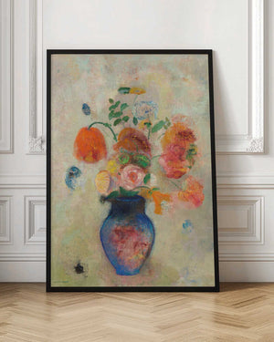 Tablou înramat „Large Vase With Flowers” de Odilon Redon