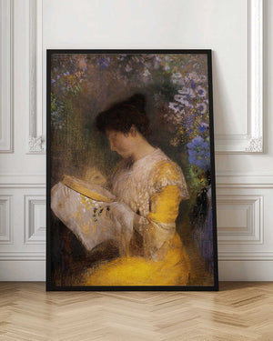 Tablou înramat „Madame Arthur Fontaine” de Odilon Redon