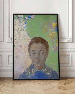 Tablou înramat „Portrait of Ari Redon” de Odilon Redon
