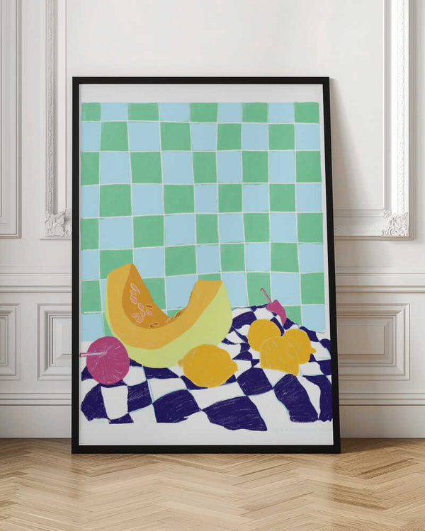 Tablou înramat „Pandc Neonstilllife Copy” de Jenny Liz Rome