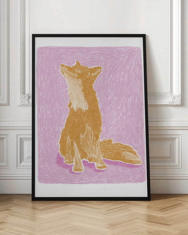 Tablou înramat „Pandc Littlefox Copy” de Jenny Liz Rome
