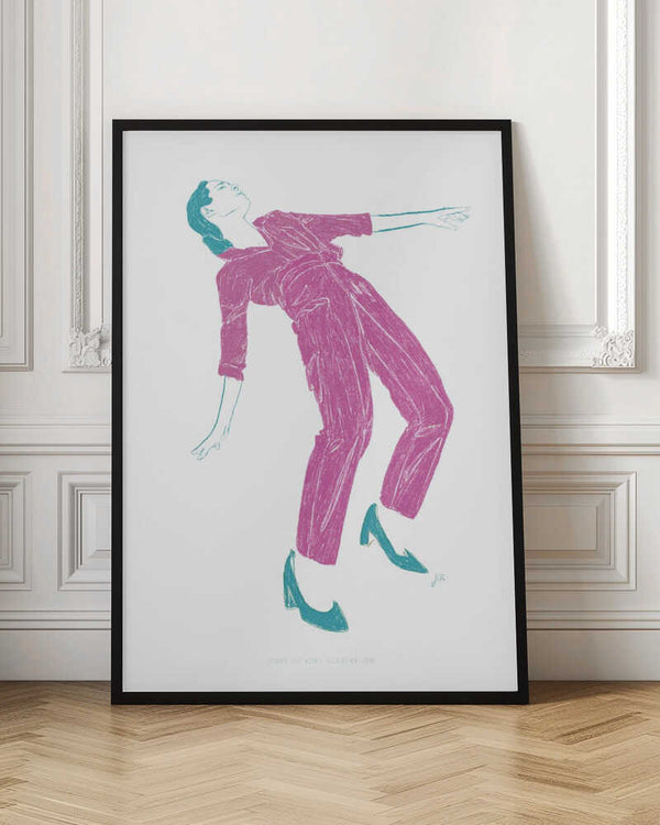 Tablou înramat „Jlr Dancing13 Copy” de Jenny Liz Rome