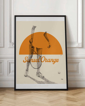 Tablou înramat „Sunset Orange” de Jenny Liz Rome