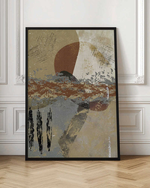 Tablou înramat „Quantum Waves” de Imaginative