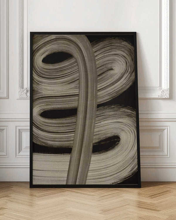 Tablou înramat „Flowing Strokes” de Treechild