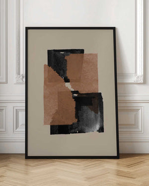 Tablou înramat „Earthy Blocks Blend” de THE MIUUS STUDIO