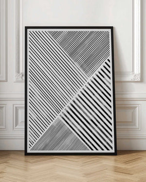 Tablou înramat „Diagonal Patterns” de THE MIUUS STUDIO