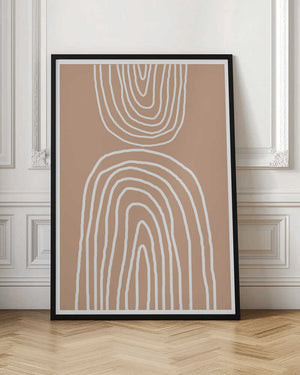 Tablou înramat „Earthy Layers Harmony” de THE MIUUS STUDIO