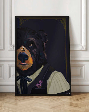 Tablou înramat „Bear” de The Whiskey Ginger