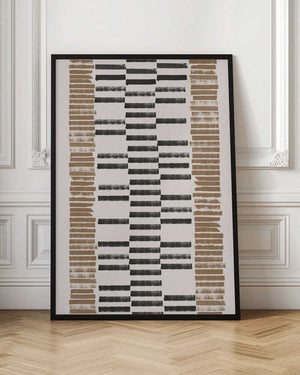 Tablou înramat „Striped Harmony” de THE MIUUS STUDIO