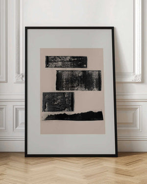 Tablou înramat „Textured Layers” de THE MIUUS STUDIO