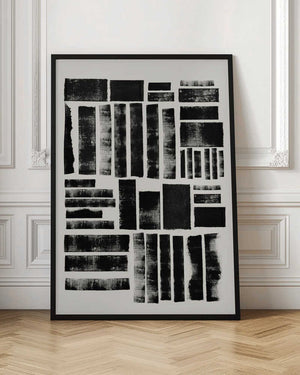Tablou înramat „Monochrome Blocks” de THE MIUUS STUDIO