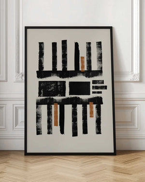 Tablou înramat „Geometric Rhythm” de THE MIUUS STUDIO