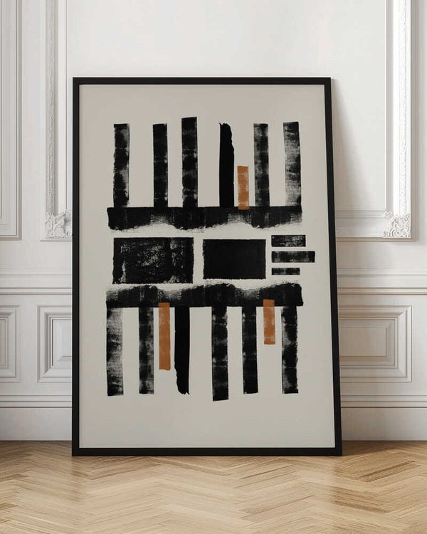 Tablou înramat „Geometric Rhythm” de THE MIUUS STUDIO