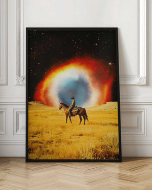 Tablou înramat „Nebula Cowboy” de Taudalpoi