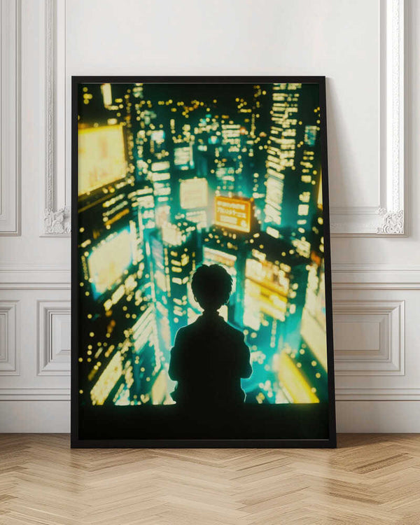 Tablou înramat „Overlooking Tokyo” de Taudalpoi