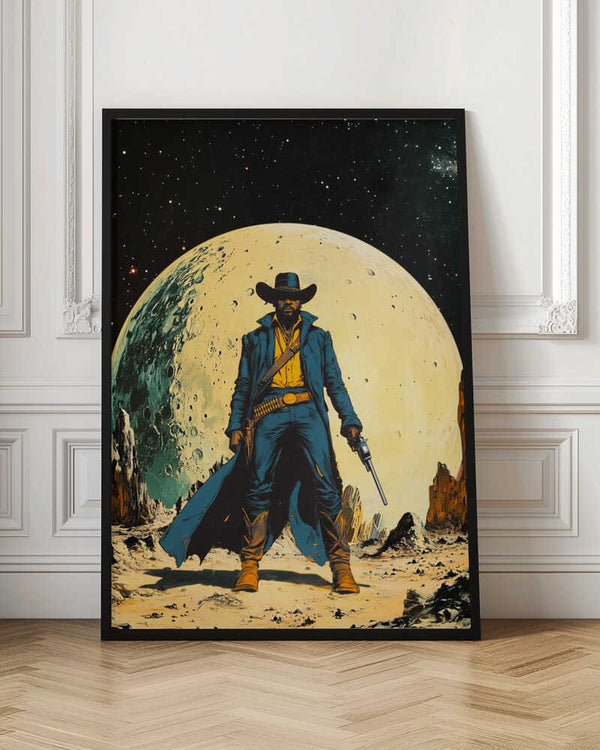 Tablou înramat „Cosmic Sheriff” de Taudalpoi