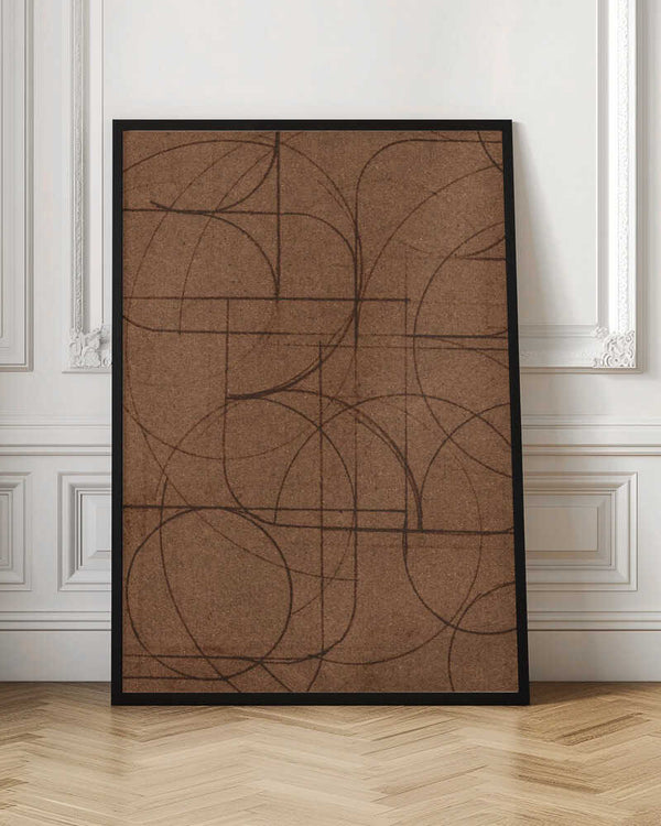 Tablou înramat „Curved 1” de Dan Hobday