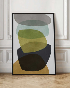 Tablou înramat „Expressive shapes 1” de Vitor Costa