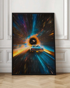 Tablou înramat „Cosmic Car Voyage” de Taudalpoi