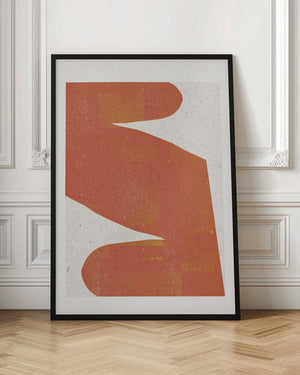 Tablou înramat „Orange Silhouette” de THE MIUUS STUDIO