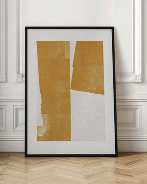 Tablou înramat „Golden Divide” de THE MIUUS STUDIO