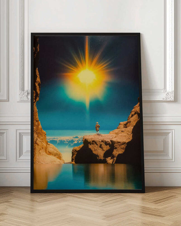 Tablou înramat „Voyager at the Edge of Light” de Taudalpoi